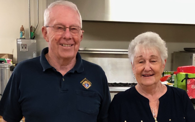August – Dick and Sandy Stevens