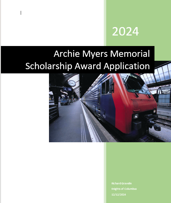 Shall the Council make an eligibility change to the Archie Myers Scholarship Program?